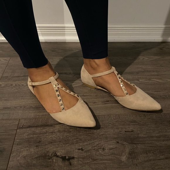 FLATS US 8.5 🤍 suede feel - Picture 4 of 5